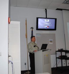 Brian Smith MKISC representative in the USA lecturing Law Enforcement Agents