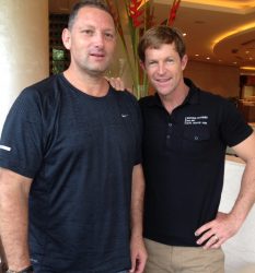 Marc Kahlberg CEO MKISC with Jonty Rhodes at Reliance Group India